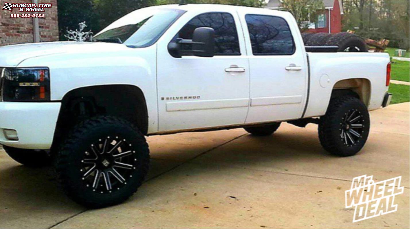 vehicle gallery/2007 chevrolet silverado 1500 xd series xd818 heist 20x10   wheels and rims