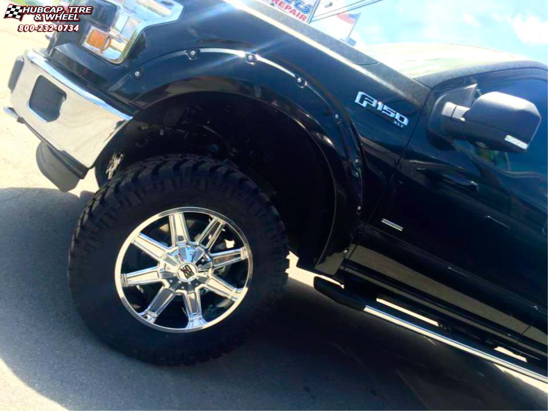 vehicle gallery/ford f 150 xd series xd823 trap  PVD wheels and rims