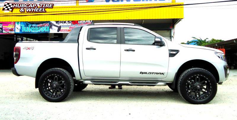vehicle gallery/ford ranger fuel mojave 0X0  Black wheels and rims