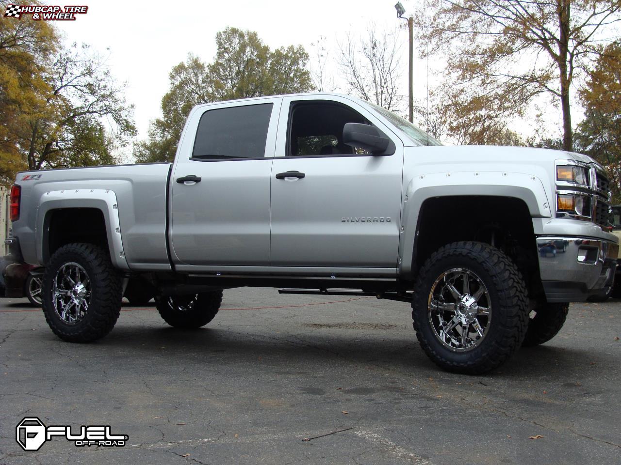 vehicle gallery/chevrolet silverado fuel boost d533 0X0  PVD Chrome wheels and rims