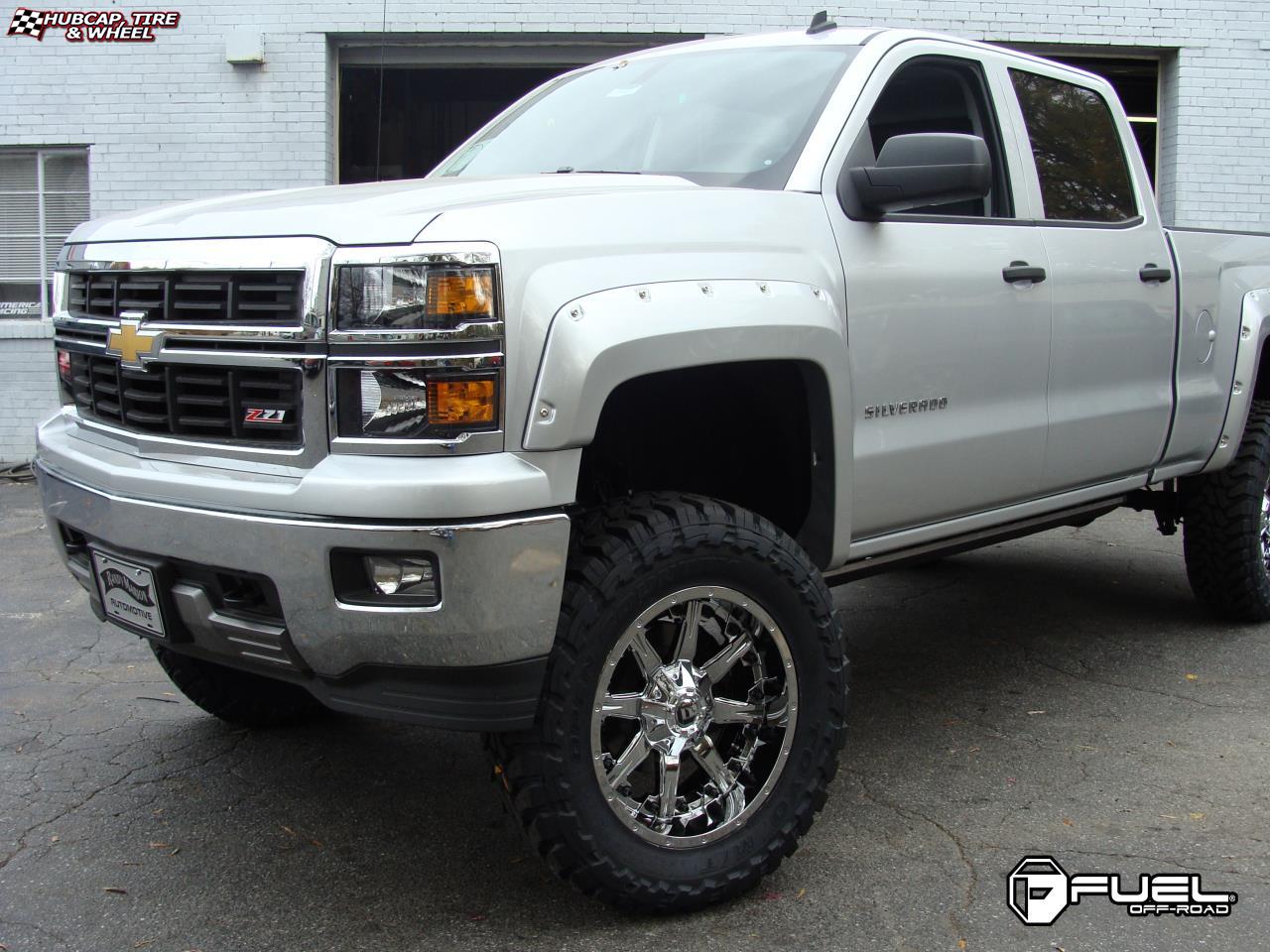 vehicle gallery/chevrolet silverado fuel boost d533 0X0  PVD Chrome wheels and rims