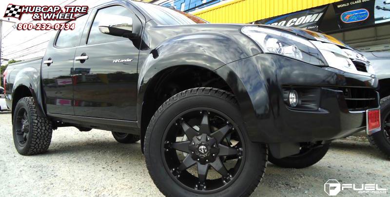 vehicle gallery/isuzu v cross fuel octane d509 20X9  Matte Black wheels and rims