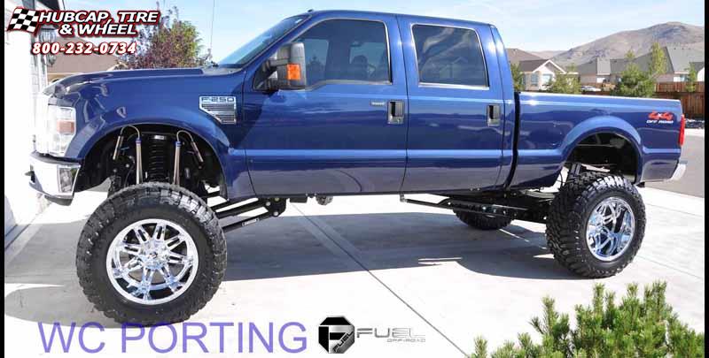 vehicle gallery/ford f 250 fuel hostage d530 0X0  Chrome wheels and rims