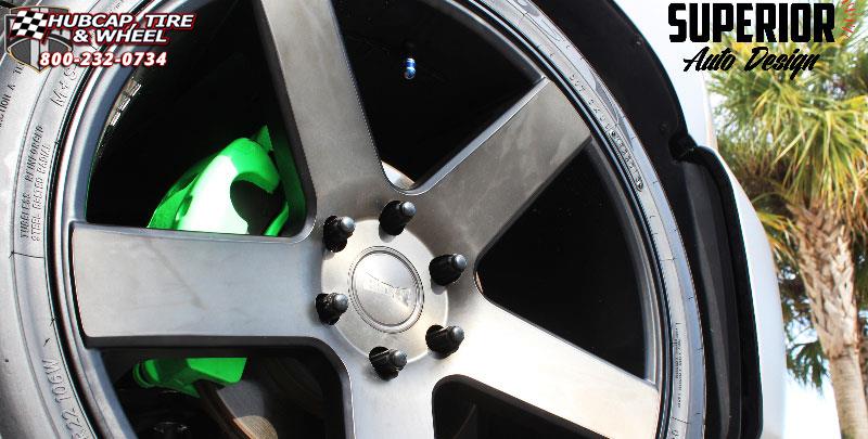 vehicle gallery/chevrolet silverado 1500 dub baller s116 22X9.5  Black & Machined with Dark Tint wheels and rims
