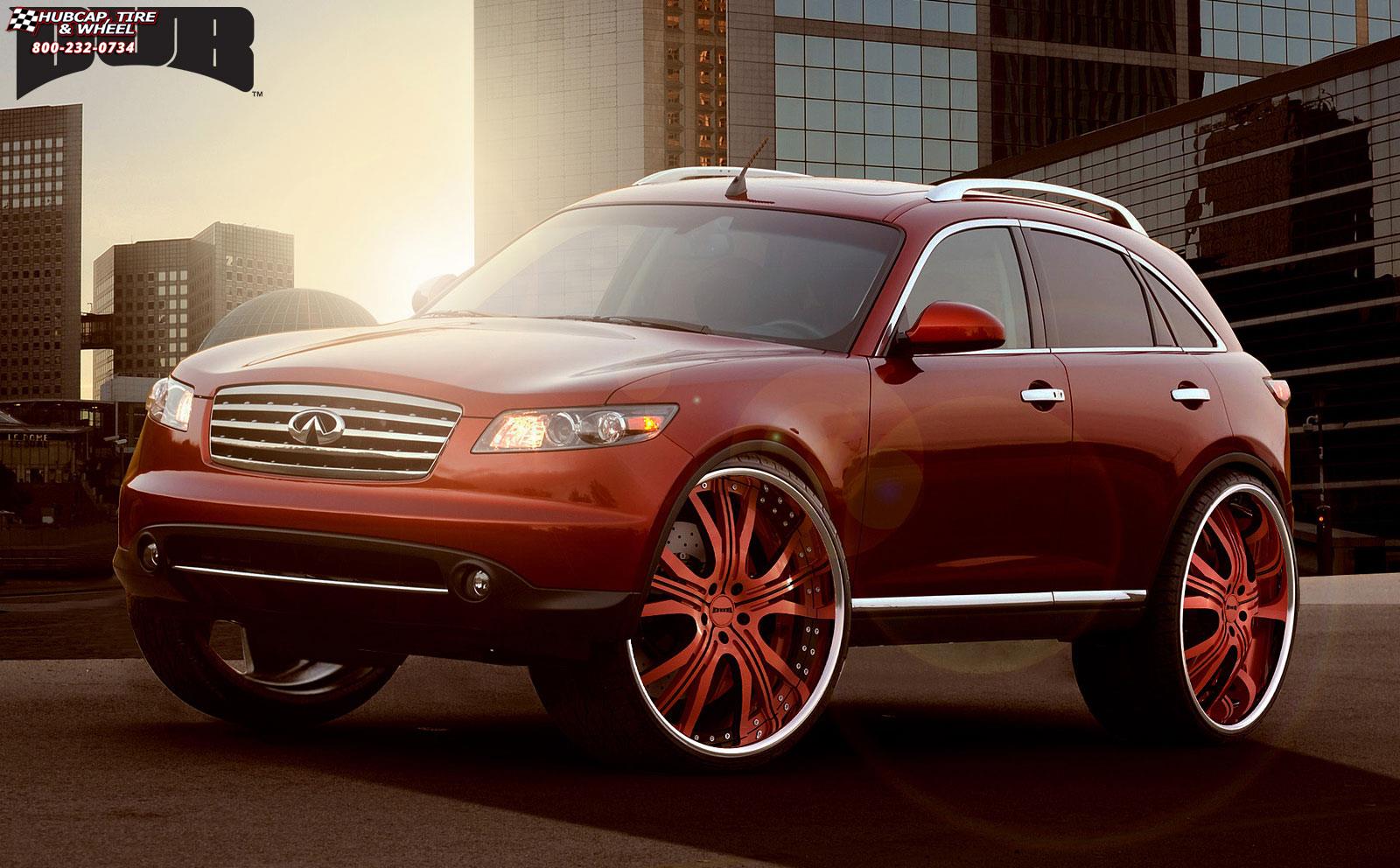 vehicle gallery/infiniti fx 45 dub x 76 30X10  Custom wheels and rims