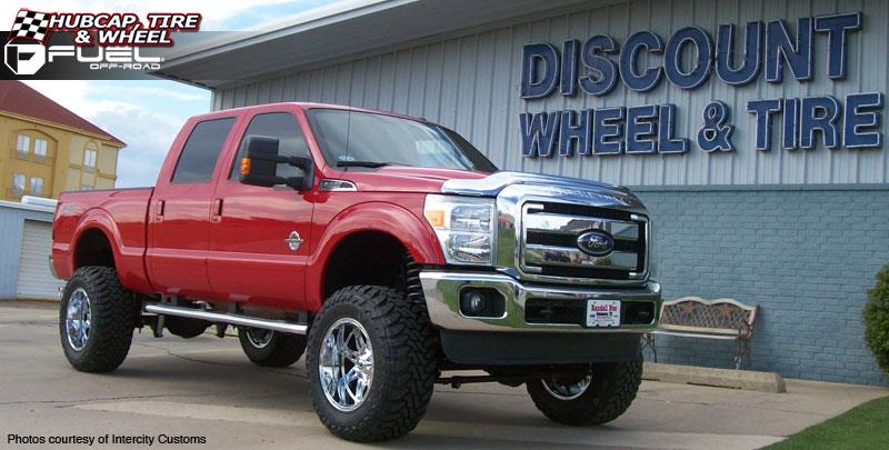 vehicle gallery/ford f 250 fuel hostage d530 20X12  Chrome wheels and rims