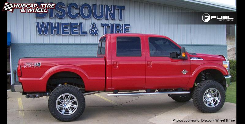 vehicle gallery/ford f 250 fuel hostage d530 20X12  Chrome wheels and rims