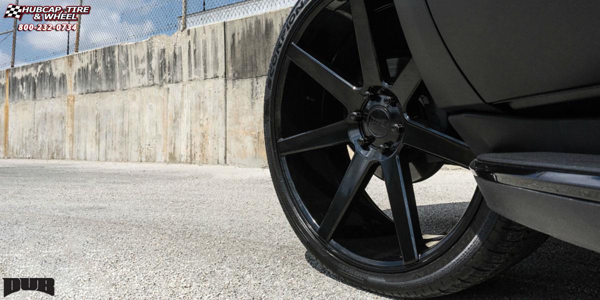 vehicle gallery/cadillac escalade ext dub future s127 26X10  Gloss Black wheels and rims