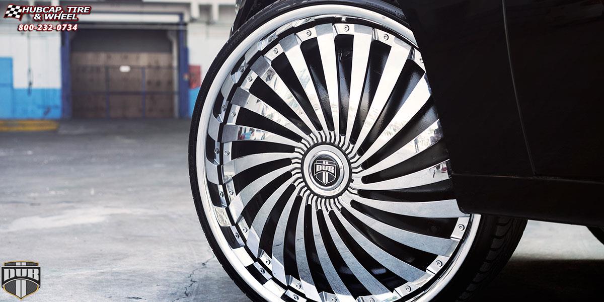 vehicle gallery/dodge charger dub s768 swyrl 30X9  Chrome wheels and rims