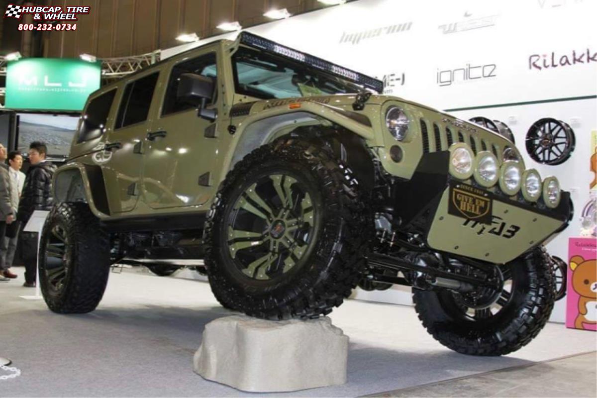 vehicle gallery/jeep wrangler xd series xd822 monster ii   wheels and rims