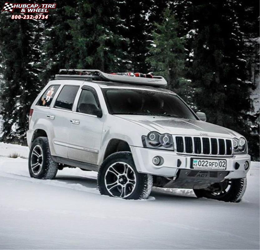 vehicle gallery/jeep cherokee xd series xd801 crank  Matte Black Machined wheels and rims