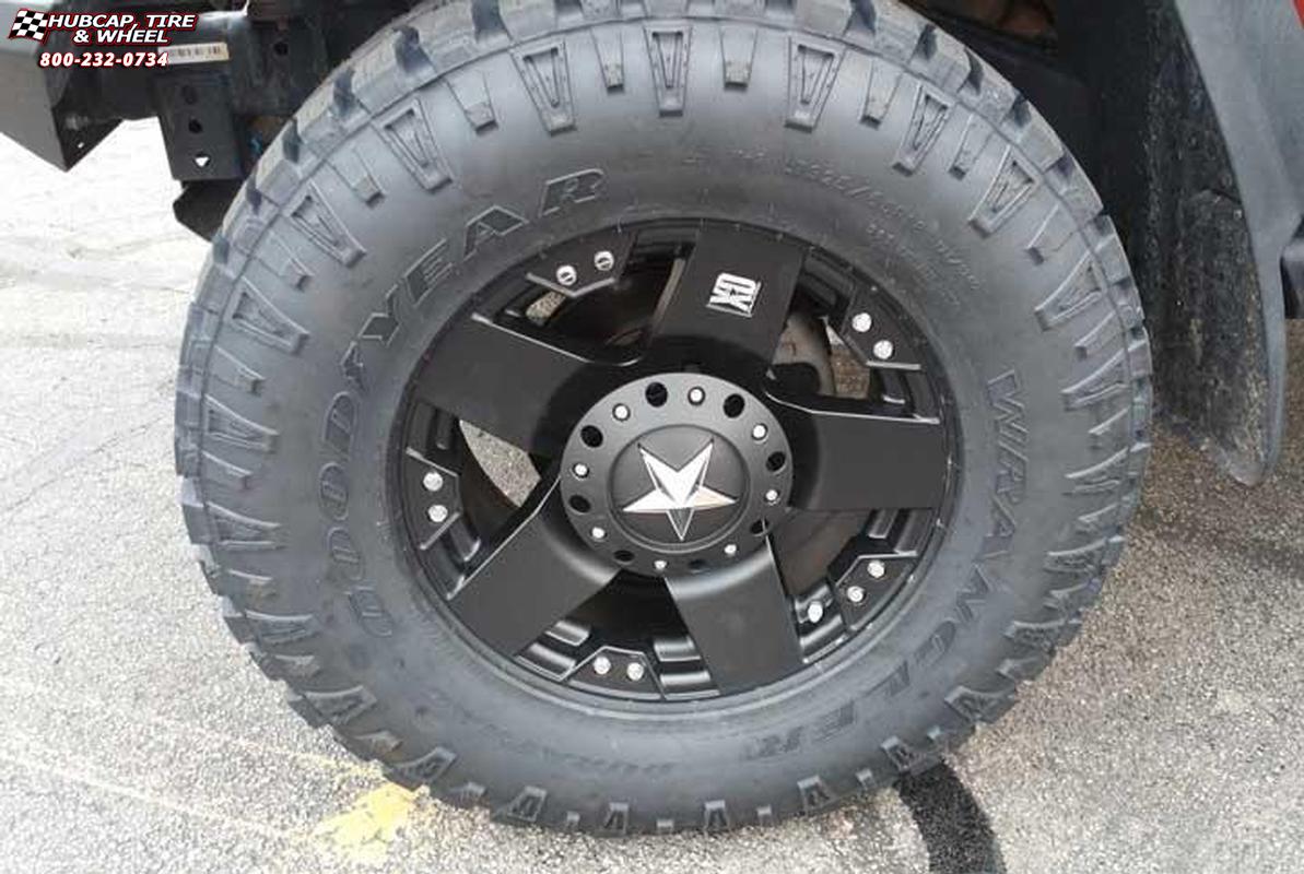 vehicle gallery/2013 jeep wrangler xd series xd775 rockstar x  Matte Black wheels and rims