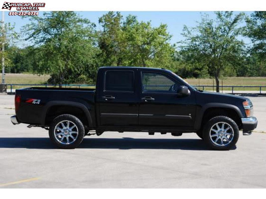 vehicle gallery/2008 chevrolet colorado xd series xd778 monster 18x9  Chrome wheels and rims