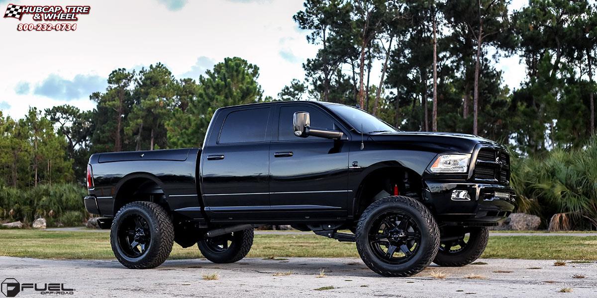 vehicle gallery/dodge ram 2500 fuel driller d256 22X12   wheels and rims