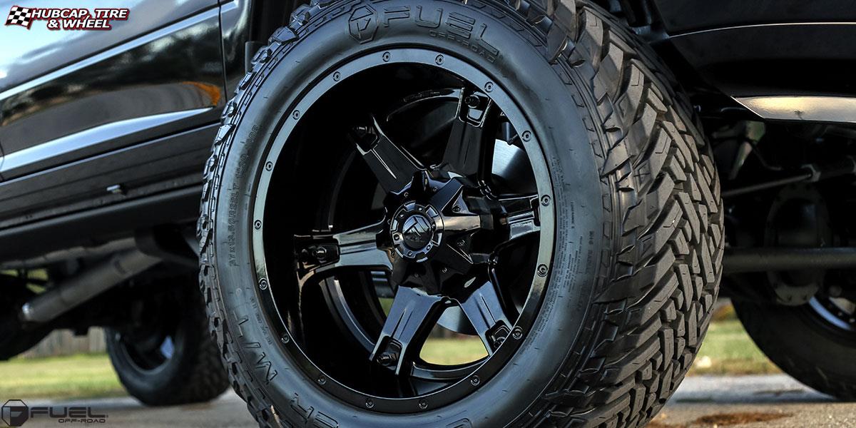 vehicle gallery/dodge ram 2500 fuel driller d256 22X12   wheels and rims