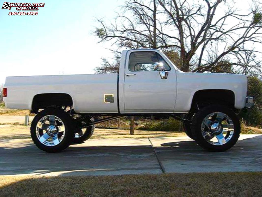 vehicle gallery/1985 chevrolet silverado 1500 xd series xd775 rockstar x  Chrome wheels and rims