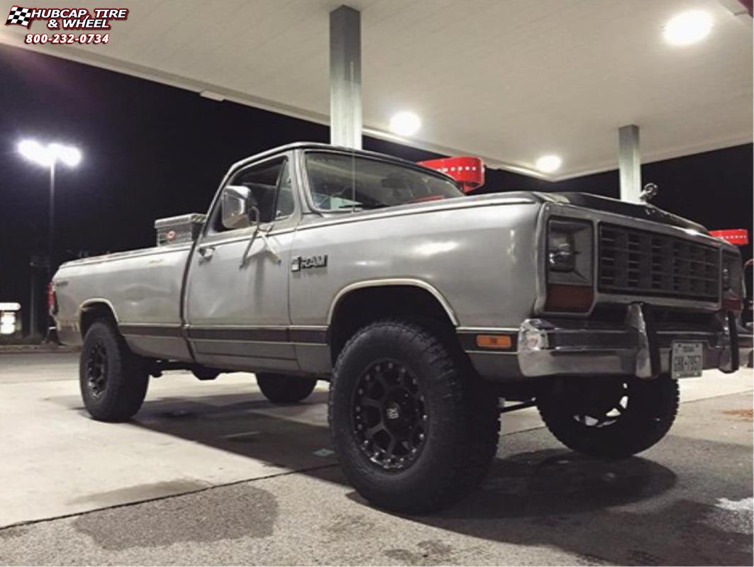 vehicle gallery/ram 1500 xd series xd807 strike x  Matte Black wheels and rims