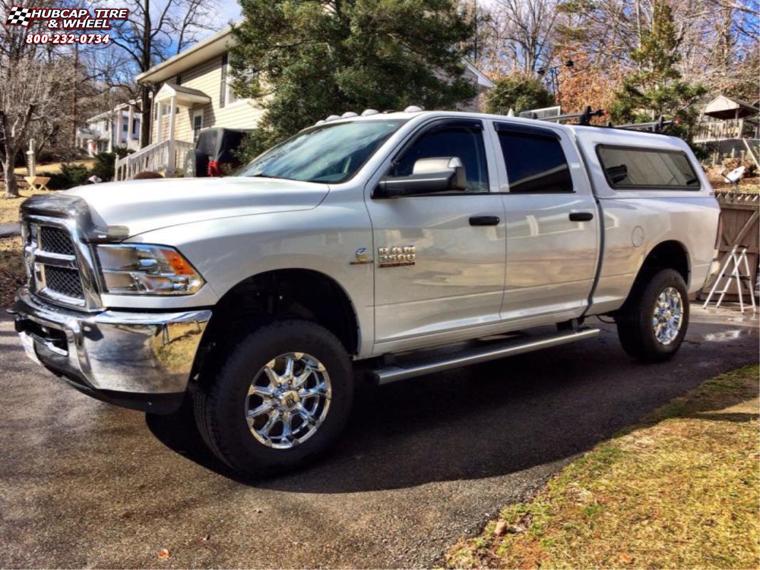vehicle gallery/ram 2500 xd series xd809 riot x  Chrome wheels and rims