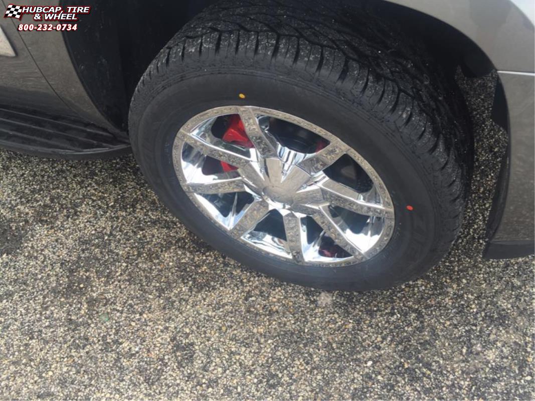 vehicle gallery/chevrolet tahoe xd series km651 slide  Chrome wheels and rims