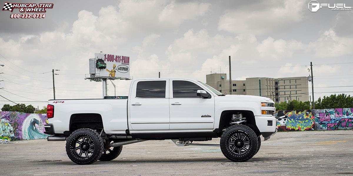 vehicle gallery/chevrolet silverado 2500 hd fuel forged ff07 24X12  Polished or Custom Painted wheels and rims