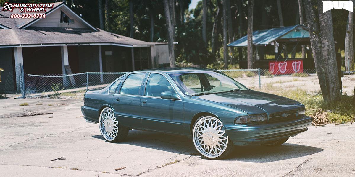 vehicle gallery/chevrolet impala dub s787 joker 26X9  Chrome wheels and rims
