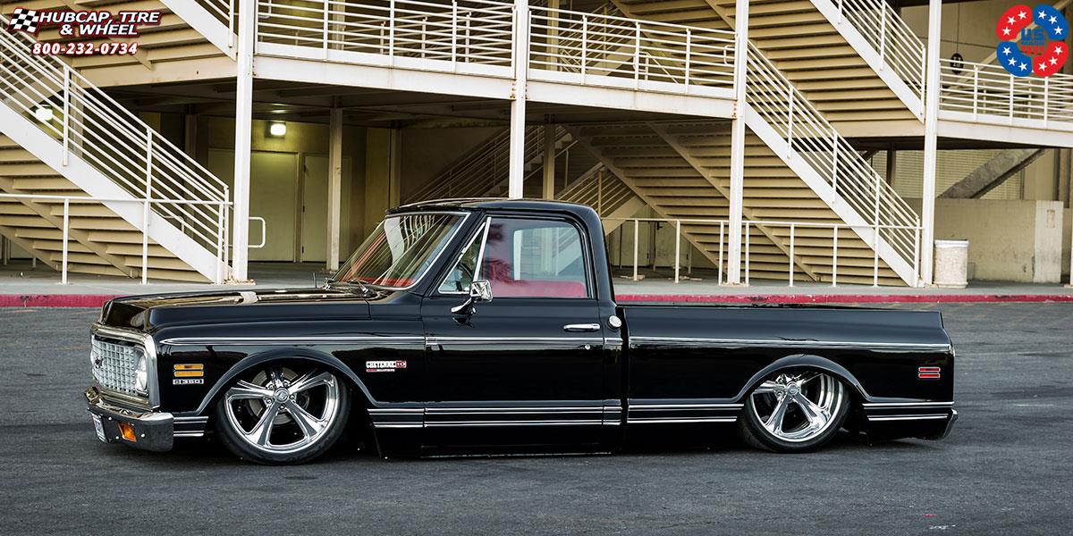 vehicle gallery/chevrolet c10 us mags milner u214 0X0  Polished wheels and rims