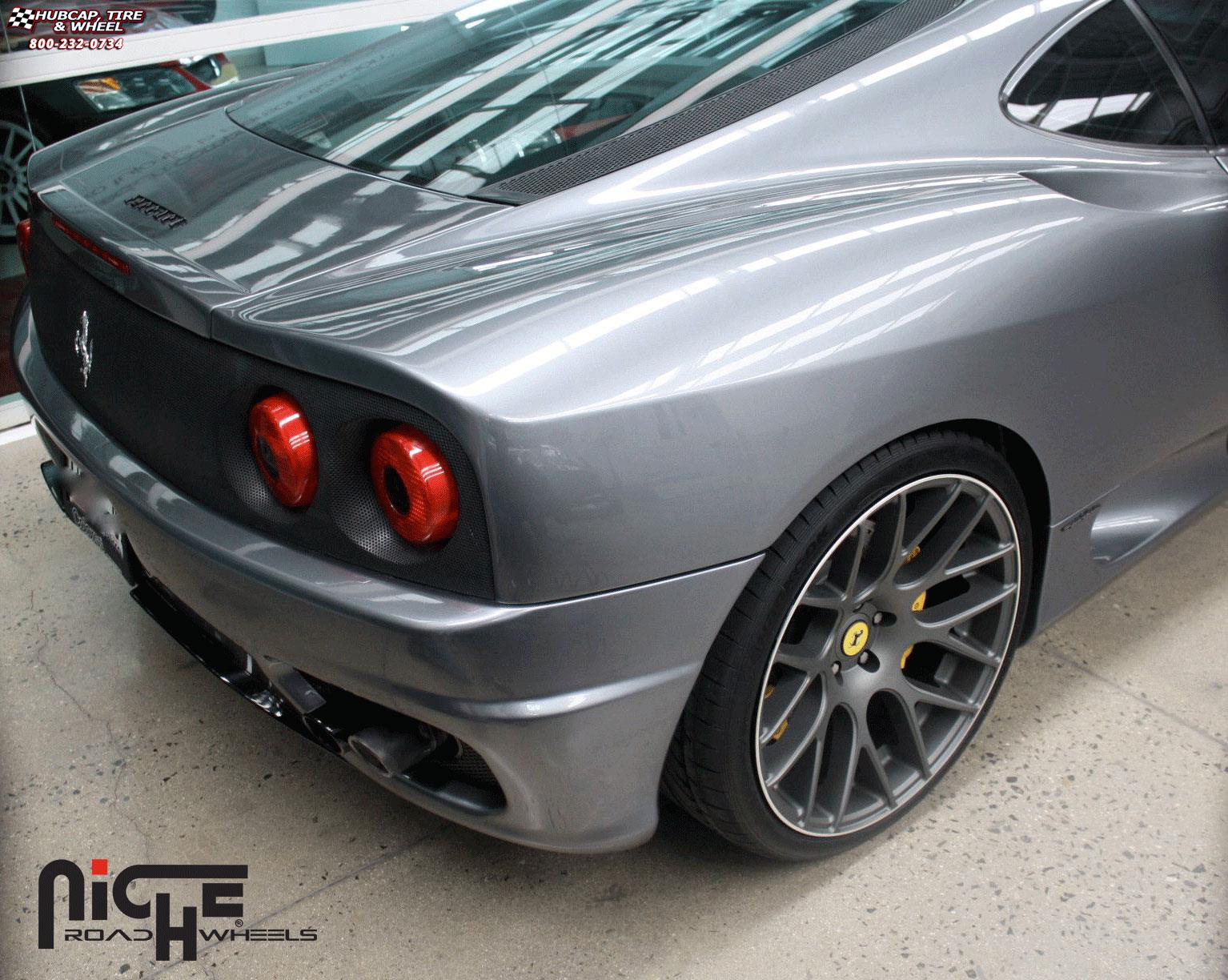 vehicle gallery/ferrari f430 niche circuit m108  Black & Machined wheels and rims