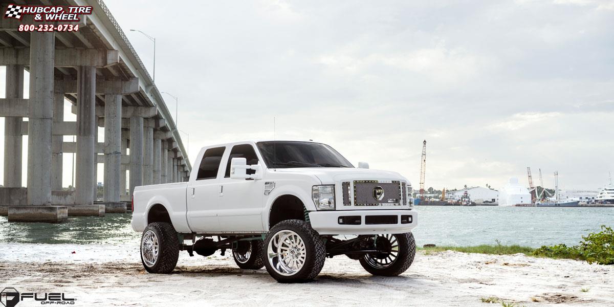 vehicle gallery/ford f 250 super duty fuel forged ff16 24X14  Polished wheels and rims