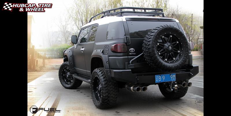 vehicle gallery/toyota fj cruiser fuel hostage d531 20X9  Matte Black wheels and rims