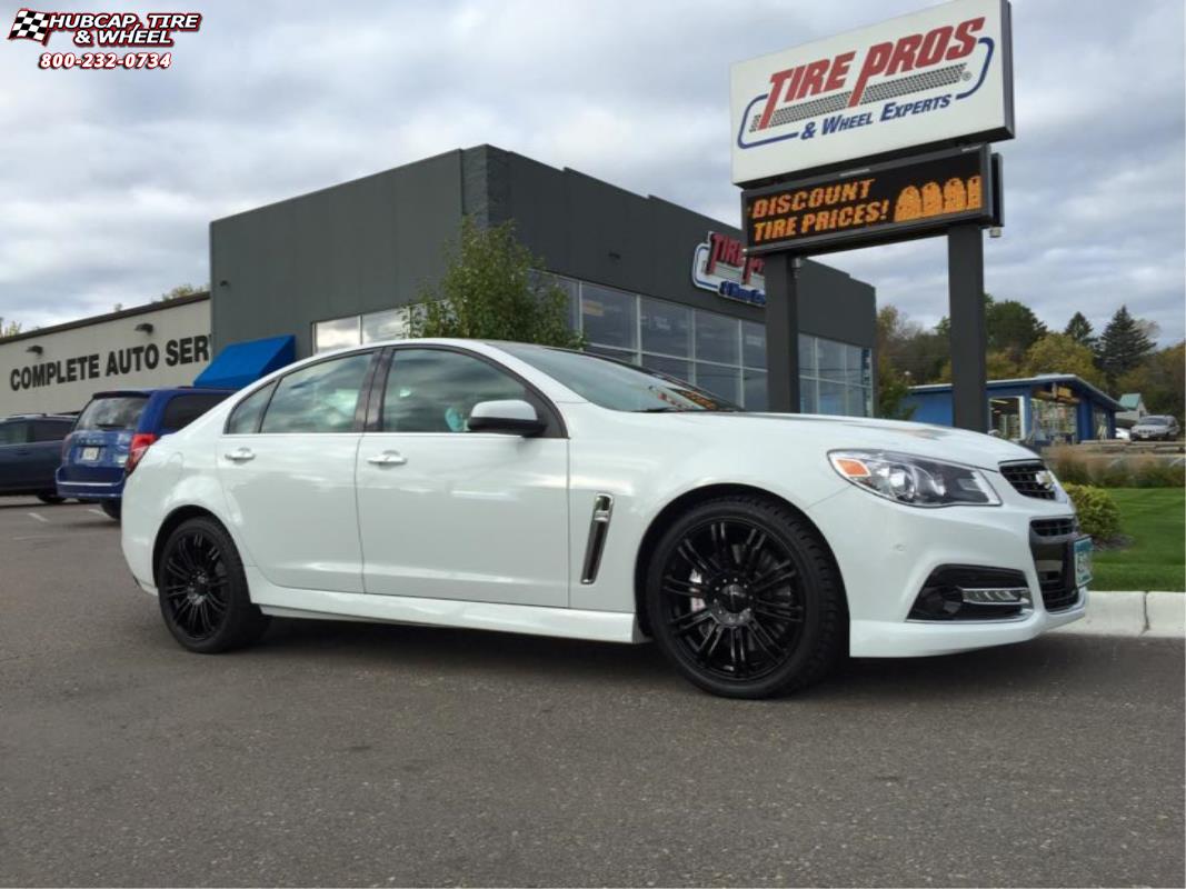 vehicle gallery/chevrolet ss xd series km677 d2  Gloss Black wheels and rims
