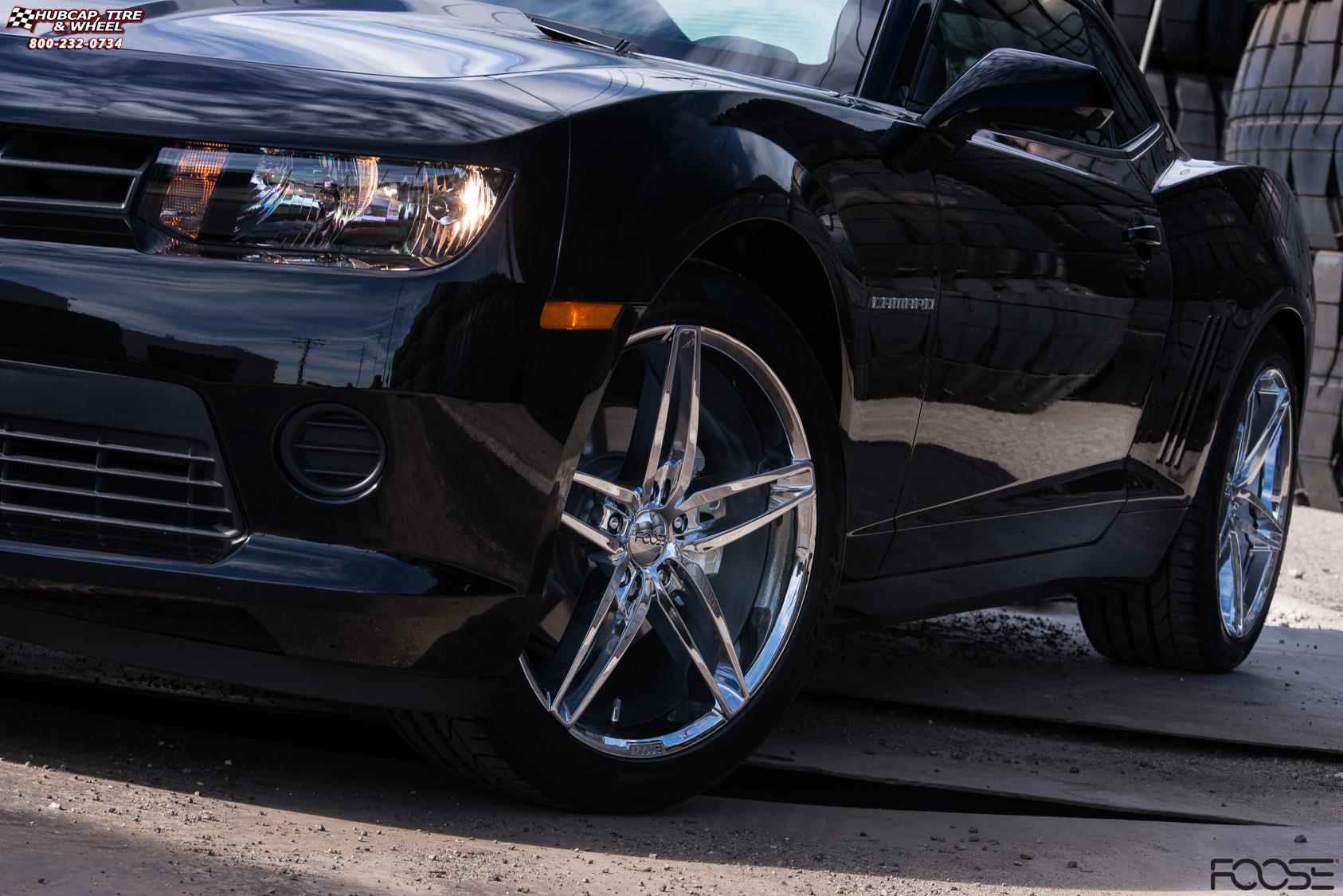 vehicle gallery/2013 chevrolet camaro foose stallion f155 20X9  Chrome wheels and rims