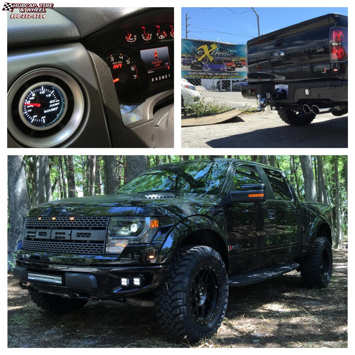 vehicle gallery/2013 ford f 150 raptor xd series xd127 bully 20x9  Satin Black wheels and rims