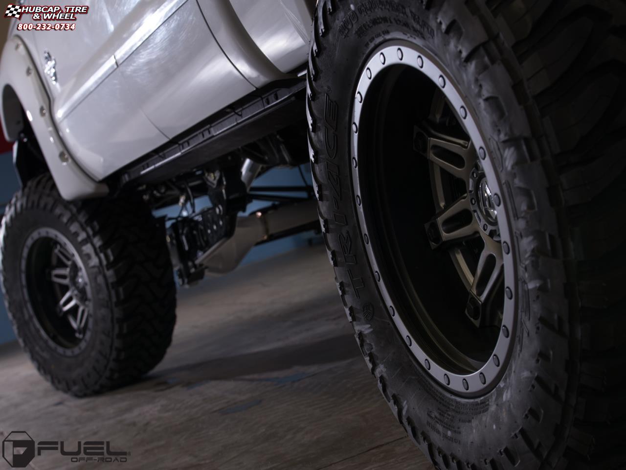 vehicle gallery/ford f 350 fuel hostage ii d232 20X12  Anthracite Center, Matt Black & Anthracite Outer wheels and rims