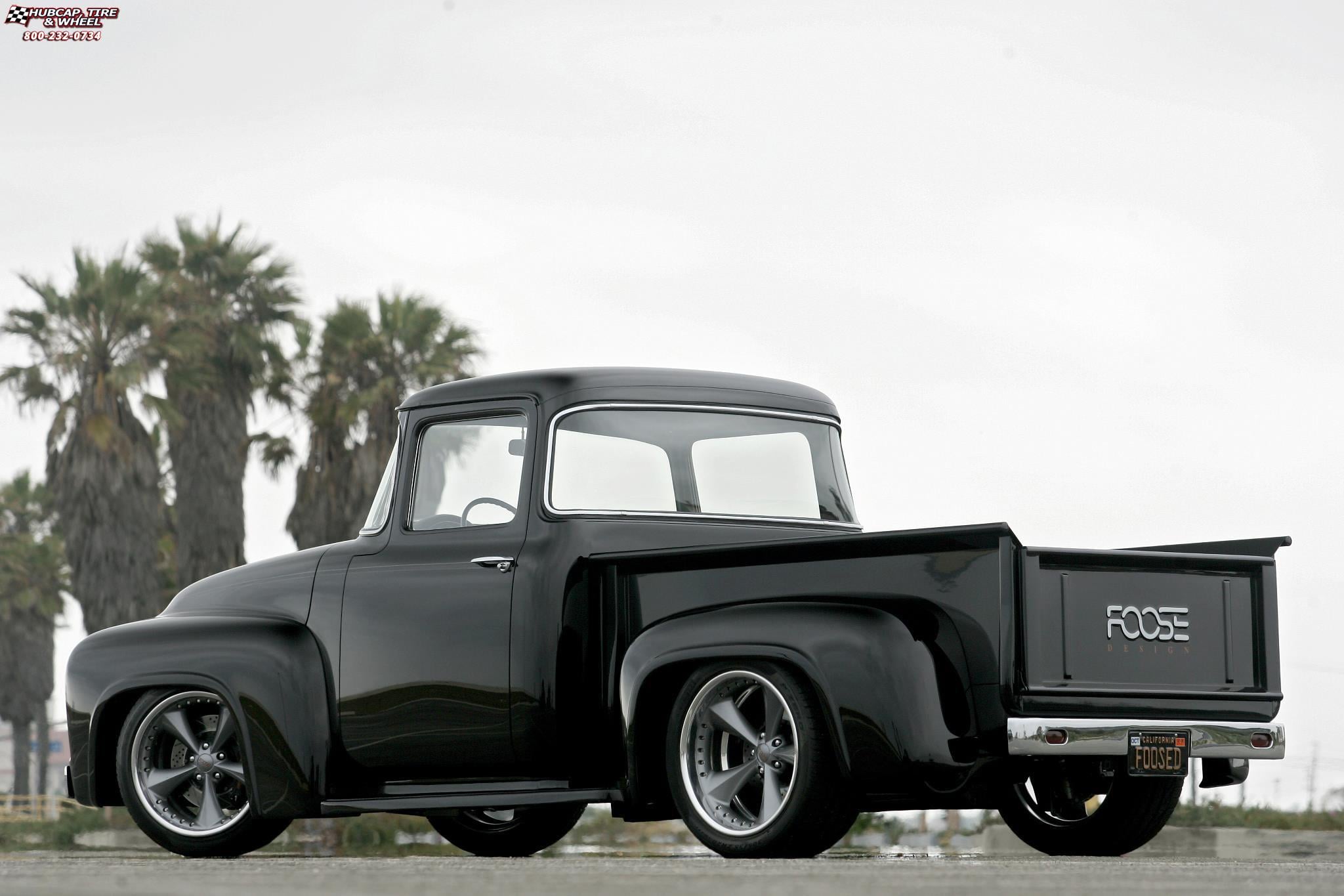 vehicle gallery/1956 ford f series pickup foose nitrous sec f350  Chrome wheels and rims
