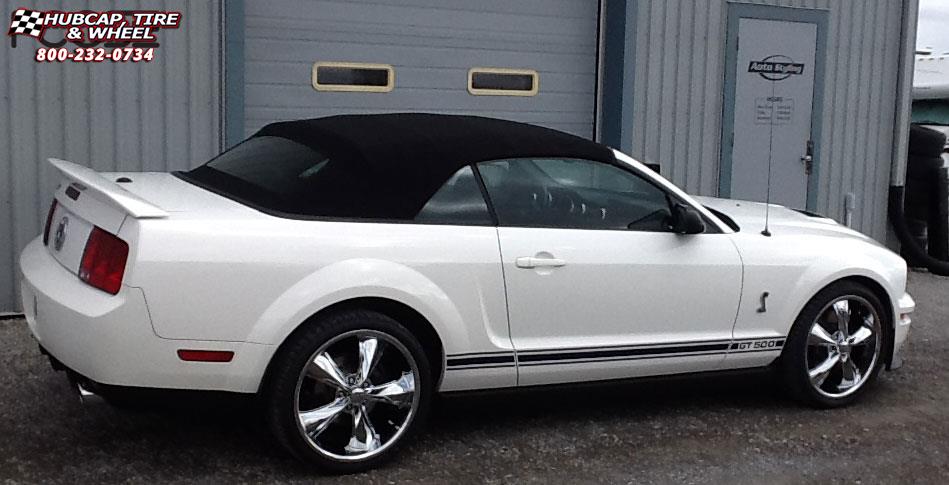 vehicle gallery/2009 ford gt 500 cobra foose legend f105 20X0  Chrome wheels and rims