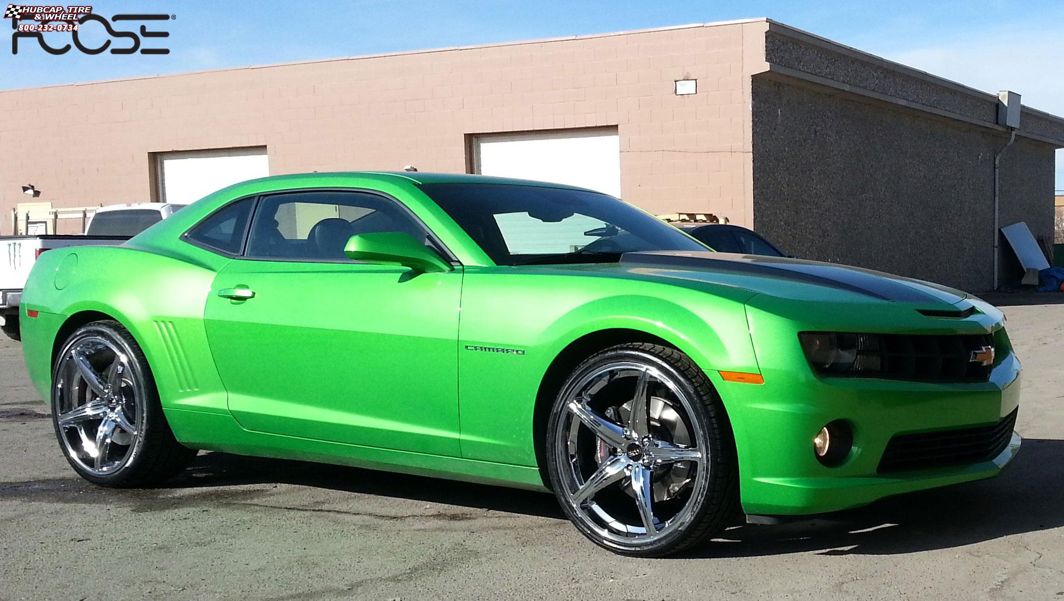vehicle gallery/2014 chevrolet camaro foose speed f135 22X9  Chrome wheels and rims