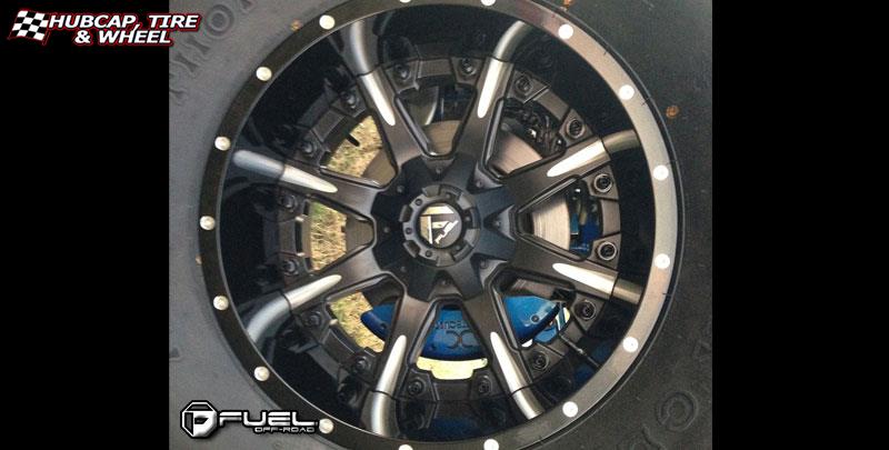 vehicle gallery/ford f 150 fuel nutz d251 0X0  Matte Black & Milled wheels and rims