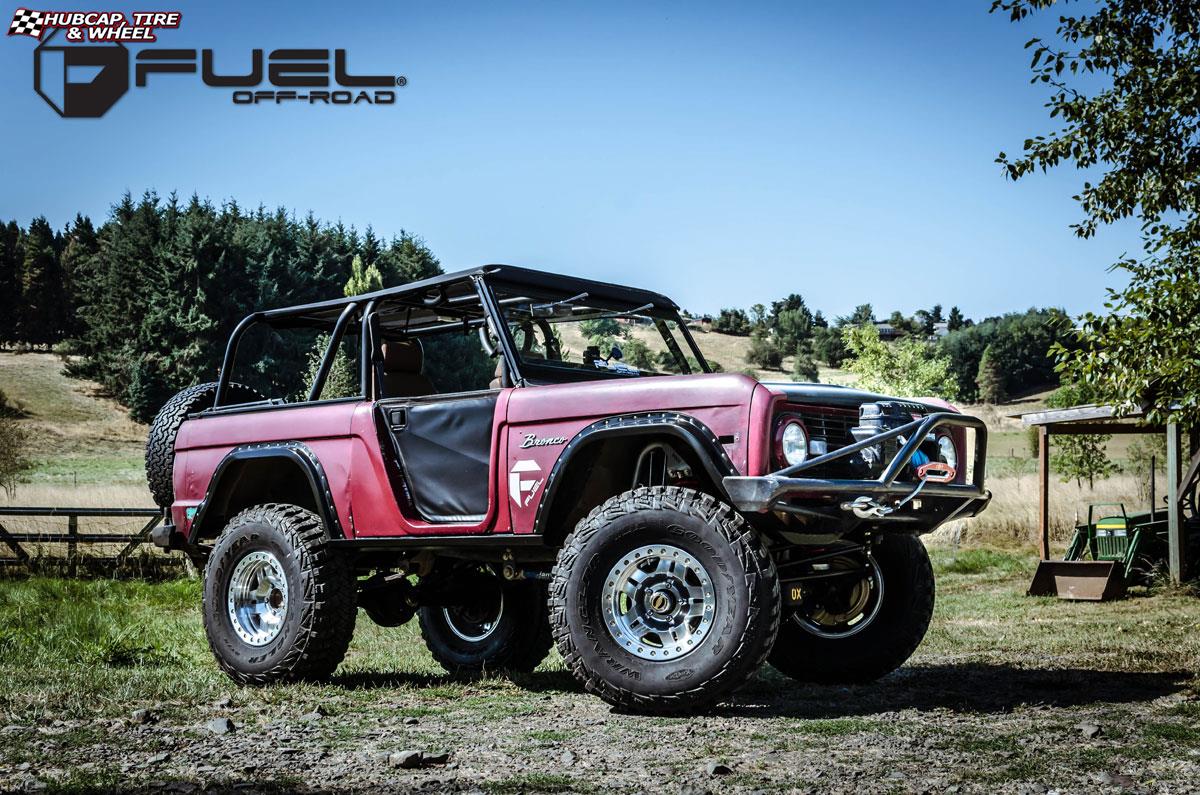 vehicle gallery/ford bronco fuel anza beadlock d116 17X9  Raw Machined wheels and rims