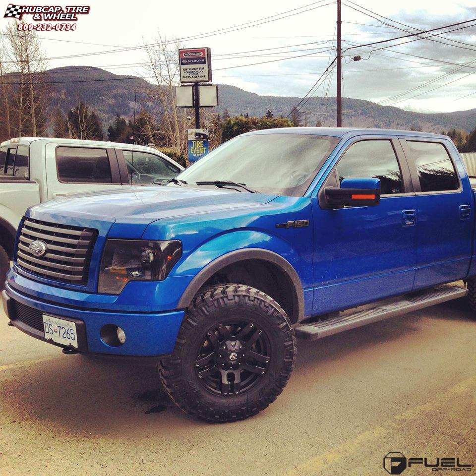 vehicle gallery/ford f 150 fuel pump d515 20X9  Matte Black wheels and rims