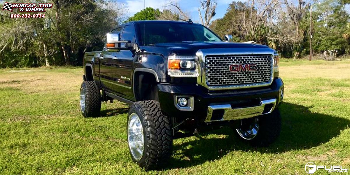 vehicle gallery/gmc sierra 2500 hd fuel forged ff03 24X14  Polished or Custom Painted wheels and rims