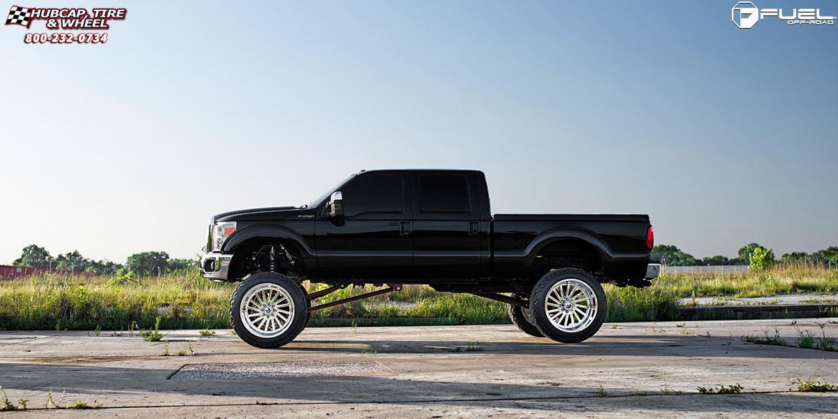 vehicle gallery/ford f 250 fuel forged ff16 26X16  Polished wheels and rims