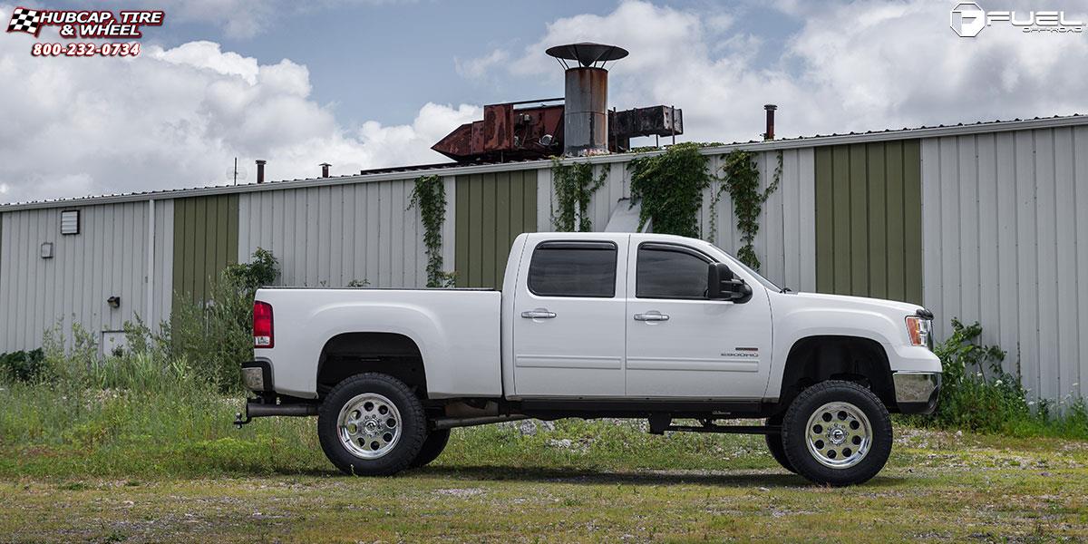 vehicle gallery/gmc sierra 2500 hd fuel forged ff31 20X10  Hi Luster Polished wheels and rims