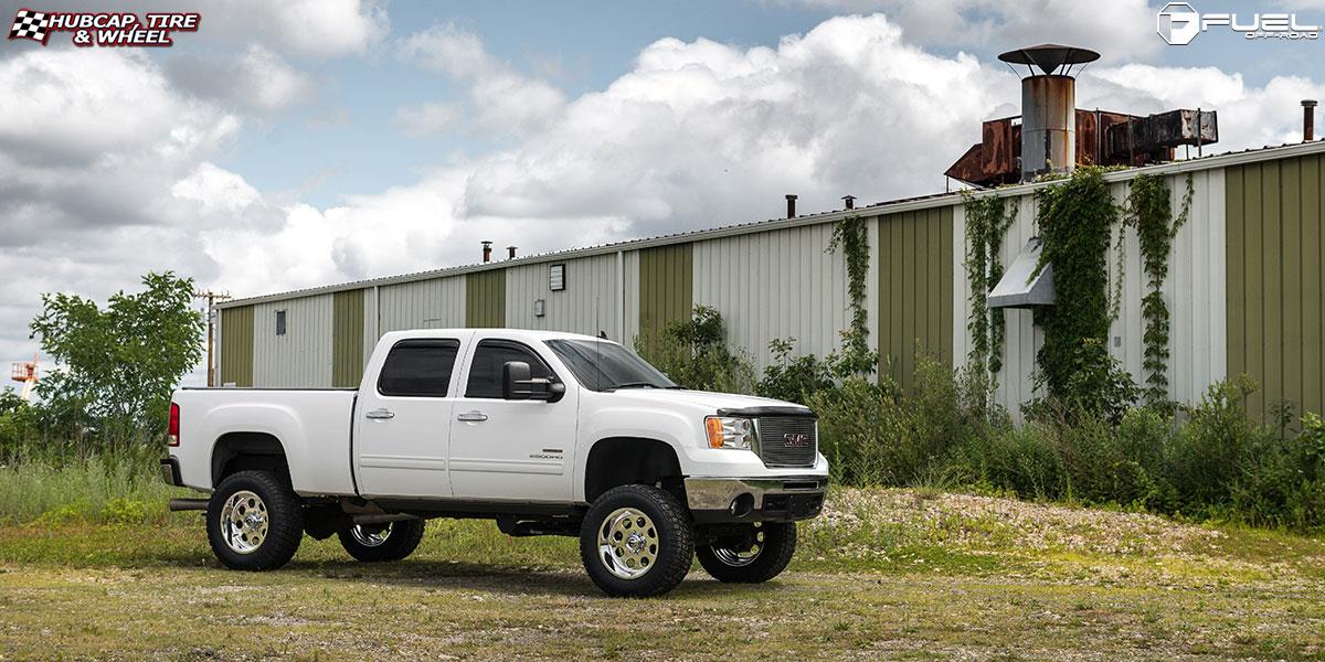 vehicle gallery/gmc sierra 2500 hd fuel forged ff31 20X10  Hi Luster Polished wheels and rims