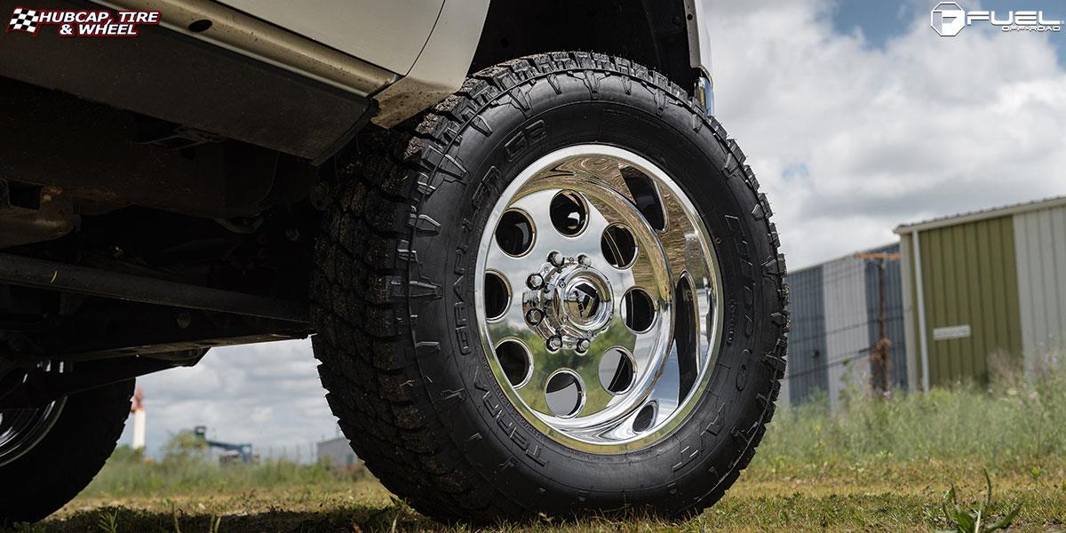 vehicle gallery/gmc sierra 2500 hd fuel forged ff31 20X10  Hi Luster Polished wheels and rims