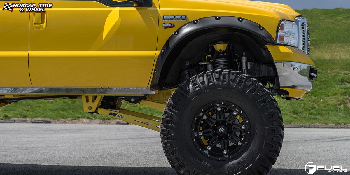 Ford F250 Super Duty Fuel Hostage D531 Wheels Matte Black