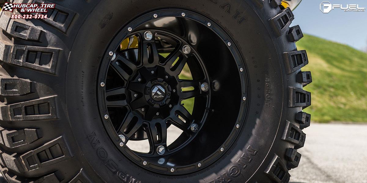 vehicle gallery/ford f 250 fuel hostage d531 20X14  Matte Black wheels and rims