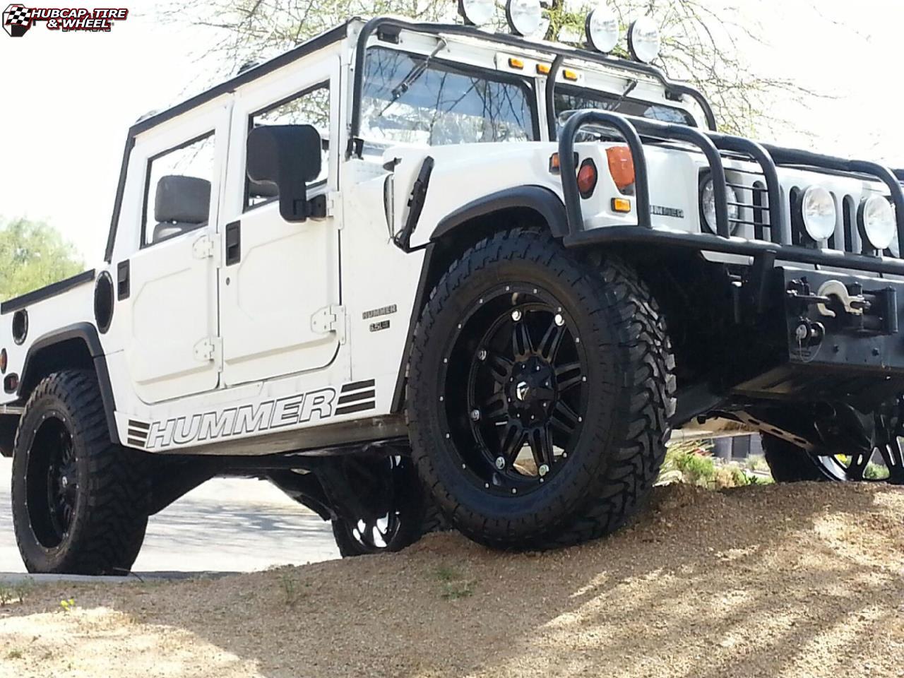 vehicle gallery/hummer h1 fuel hostage d531 22X11  Matte Black wheels and rims