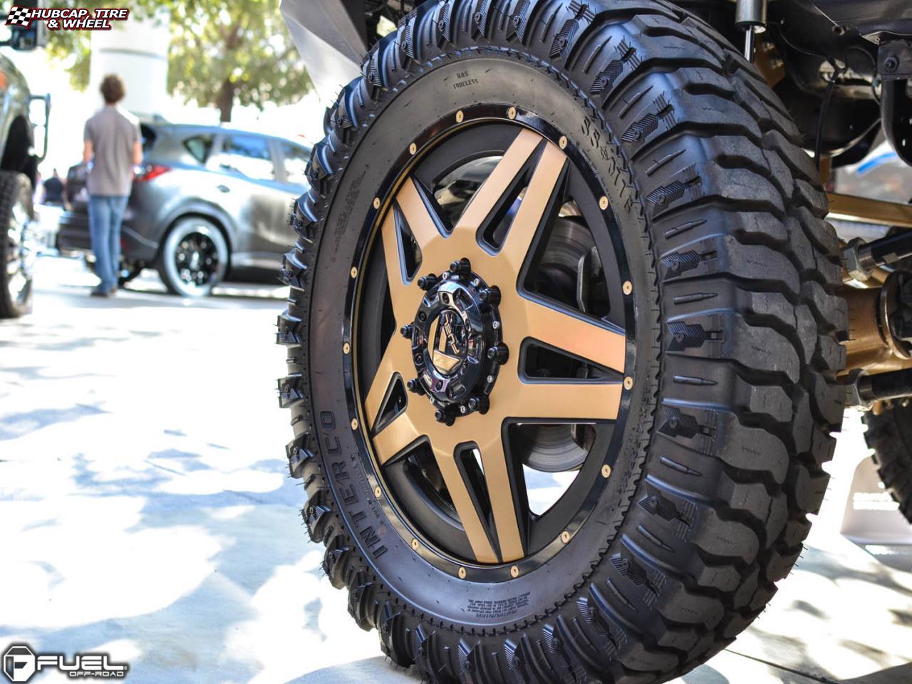 vehicle gallery/ford f 350 dually fuel full blown dually rear d254 24X9  Custom wheels and rims