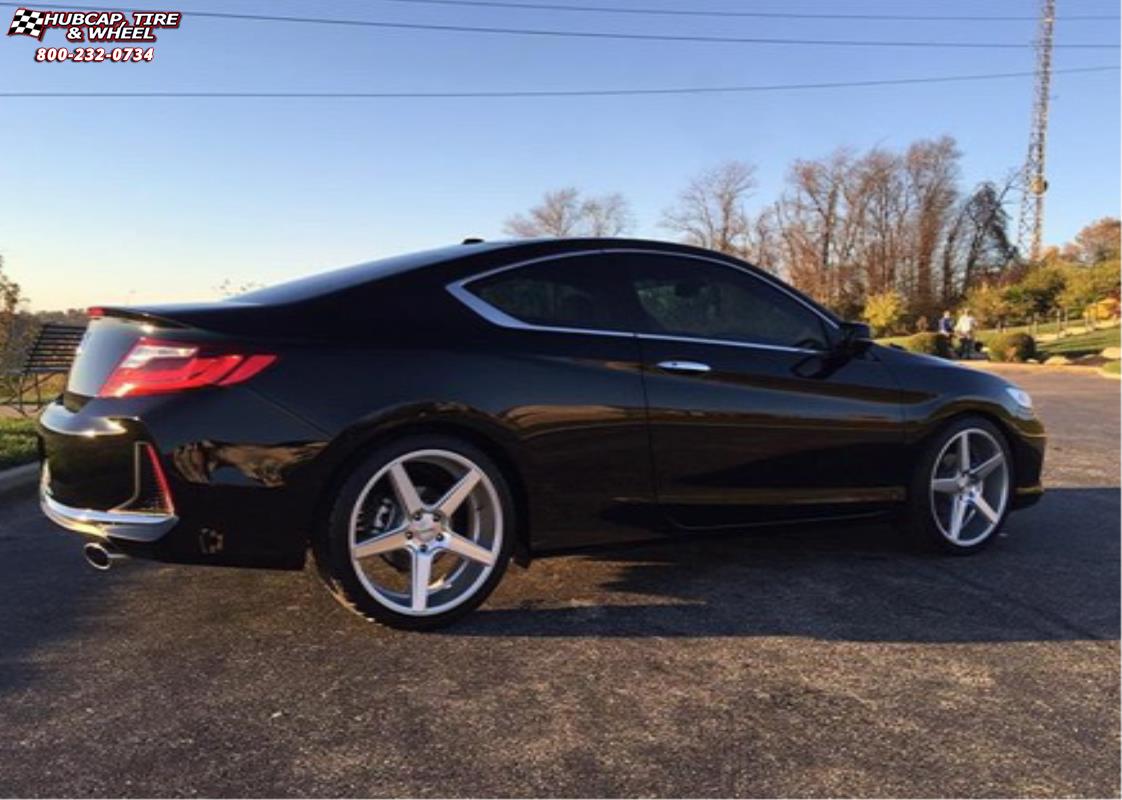 vehicle gallery/honda accord xd series km685 district  Silver Machined wheels and rims