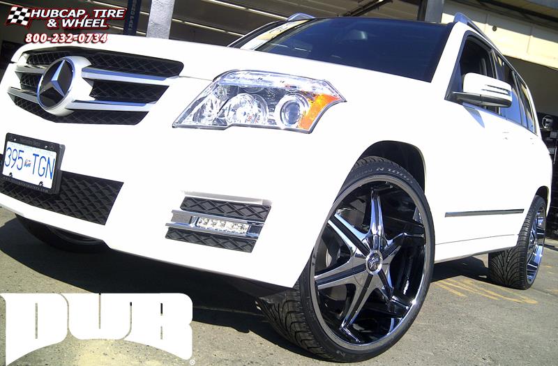 vehicle gallery/mercedes benz glk dub big homie iii s177  Machined wheels and rims